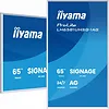 IIYAMA Monitor 65 cali LH6581UHSG-1AG 24/7,VA,ANDROID 14,4K, 2x10W, WiFi,    UCHWYT ŚCIENNY, 2xHDMI, USB-C, RJ45, IR, 2xUSB, WHITE