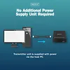 Digitus Przedłużacz (extender) po skrętce kat.6A  USB 3.1 Gen1 do 100m, 3x USB-A, 1x USB-C do 5 Gbps, 1x RJ45 (Gigabit Ethernet) - zestaw (odbiornik/nadajnik)