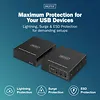 Digitus Przedłużacz (extender) po skrętce kat.6A  USB 3.1 Gen1 do 100m, 3x USB-A, 1x USB-C do 5 Gbps, 1x RJ45 (Gigabit Ethernet) - zestaw (odbiornik/nadajnik)