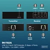Digitus Przedłużacz (extender) po skrętce kat.6A  USB 3.1 Gen1 do 100m, 3x USB-A, 1x USB-C do 5 Gbps, 1x RJ45 (Gigabit Ethernet) - zestaw (odbiornik/nadajnik)