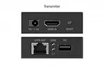 Digitus Przedłużacz (extender) po skrętce kat.6 HDMI 4K/30Hz z KVM USB 1.1 do 40m/70m, max. 253 odbiorniki, sterowanie IR - zestaw (odbiornik/nadajnik)