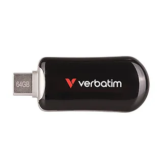 Verbatim Pendrive Plectra 64GB USB-C 100MB/s 30224 czarny