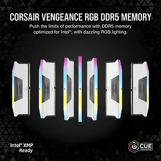 Corsair Pamięć DDR5 Vengeance RGB 32GB/5200 (2x16GB) CL40 White
