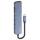 Savio HUB USB-C 7w1 AK-82