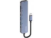 Wielofunkcyjny hub USB-C 7w1 AK-82