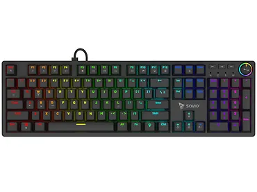 Savio Klawiatura mechaniczna STYX Outemu Blue, Hot Swap, RGB