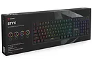 Savio Klawiatura mechaniczna STYX Outemu Red, Hot Swap, RGB