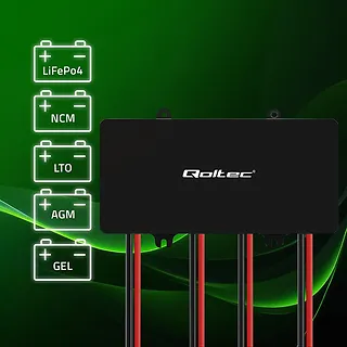 Qoltec Balanser napięcia 48V do akumulatorów 4x12V | 10A | LiFePO4 AGM  GEL