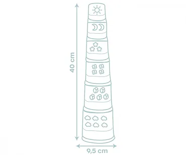 Smoby Piramidka Magiczna wieża