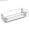 Maclean Organizer podbiurkowy na kable MC-106B