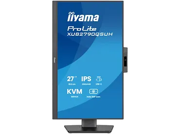 IIYAMA Monitor 27 cali XUB2790QSUH-B2 IPS,QHD,CAM,MIC,HDMI,DP,3xUSB(3.2),  100Hz,ADAPTIVE SYNC,FlickerFree,2x2W,WINDOWS HELLO