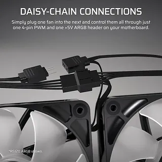 Corsair Wentylator RS120-R ARGB 120mm 3-pak