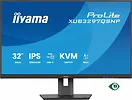 IIYAMA Monitor 32 cale XUB3297QSNP-B1 IPS,QHD,USB-C DOCK (95W), USB HUB 4x, KVM,  RJ45, GW 5 LAT