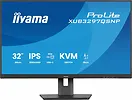 IIYAMA Monitor 32 cale XUB3297QSNP-B1 IPS,QHD,USB-C DOCK (95W), USB HUB 4x, KVM,  RJ45, GW 5 LAT