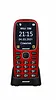 Mesmed Telefon komórkowy dla seniorów Mescomp MT-166  Edgar Elegant SOS  4G Czerwony