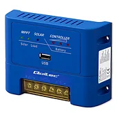 Qoltec Solarny regulator ładowania MPPT 15A do zasilania odbiorników DC i ładowania akumulatorów 12V/24V | AGM | GEL | LiFePO4
