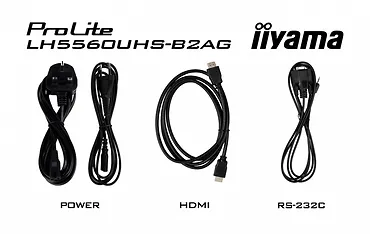 IIYAMA Monitor wielkoformatowy 55 cali LH5560UHS-B1AG matowy 24h/7 500(cd/m2) VA 3840 x 2160 UHD(4K) Android.11 Wifi CMS(iiSignage2), Uchwyt ścienny