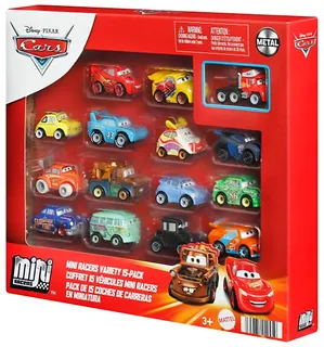 Mattel Cars Mikroauta 15-pak małych samochod&oacute;w