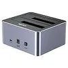 Unitek Stacja klonująca dyski 2x 2,5/3,5; CLONE; USB-C 10 Gbps