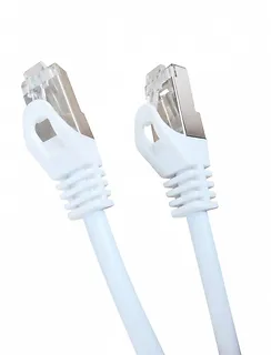 Gembird Patch cord Kat.6A S/FTP LSZH 0.5m biały
