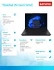 Lenovo Notebook ThinkPad L14 G6 21S6004GPB W11Pro Ultra 7 255U/16GB/512GB/INT/14.0 WUXGA/Black/3YRS OS + 1YR Premier Support + CO2 Offset