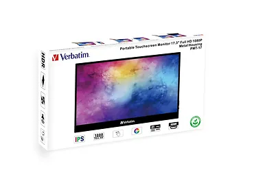 Verbatim Monitor dotykowy PMT-17 Full HD Portable