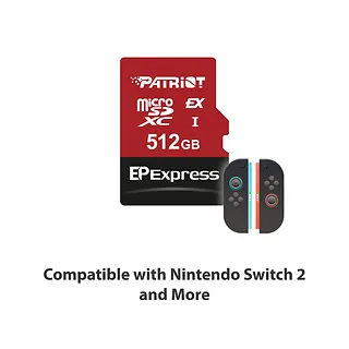 Patriot Karta microSDXC 512GB Express 800/600MB/s Nintendo Switch 2