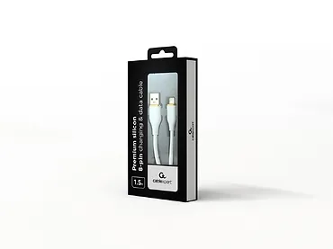Gembird Kabel USB-A do 8pin ładowanie i tranfer danych, biały