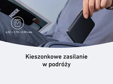 Anker Powerbank indukcyjny MagGo 10000mAh czarny