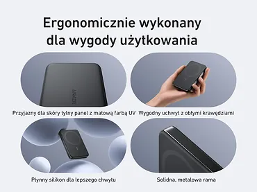 Anker Powerbank indukcyjny MagGo 10000mAh czarny
