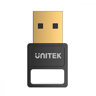 Unitek Adapter Bluetooth 5.3 BLE, USB-A, EDR, 30m, CZARNY ;B105B