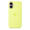 Apple Silikonowe etui do iPhone'a 17 z MagSafe Neon Yellow