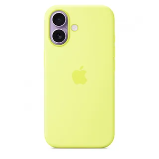 Apple Silikonowe etui do iPhone'a 17 z MagSafe Neon Yellow