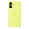 Apple Silikonowe etui do iPhone'a 17 z MagSafe Neon Yellow