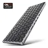 AXAGON Klawiatura HMC-KB-CRL USB-C 5Gbps z wieloportowy hub 9in1, SD/microSD, 3x USB-A, HDMI 4K/60Hz, PD 100W, Audio, Cyrillic layout, 60cm USB-C kabel
