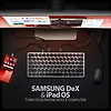 AXAGON Klawiatura HMC-KB-CRL USB-C 5Gbps z wieloportowy hub 9in1, SD/microSD, 3x USB-A, HDMI 4K/60Hz, PD 100W, Audio, Cyrillic layout, 60cm USB-C kabel