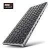 AXAGON Klawiatura HMC-KB-NRD USB-C 5Gbps z wieloportowy hub 9in1, SD/microSD, 3x USB-A, HDMI 4K/60Hz, PD 100W, Audio, Nordic layout, 60cm USB-C kabel