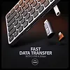 AXAGON Klawiatura HMC-KB-NRD USB-C 5Gbps z wieloportowy hub 9in1, SD/microSD, 3x USB-A, HDMI 4K/60Hz, PD 100W, Audio, Nordic layout, 60cm USB-C kabel
