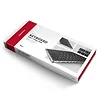 AXAGON Klawiatura HMC-KB-NRD USB-C 5Gbps z wieloportowy hub 9in1, SD/microSD, 3x USB-A, HDMI 4K/60Hz, PD 100W, Audio, Nordic layout, 60cm USB-C kabel