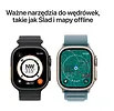 Apple Watch Ultra 3 GPS + Cellular, koperta 49 mm z tytanu w kolorze czarnym, opaska Alpine w kolorze czarnym - rozmiar L
