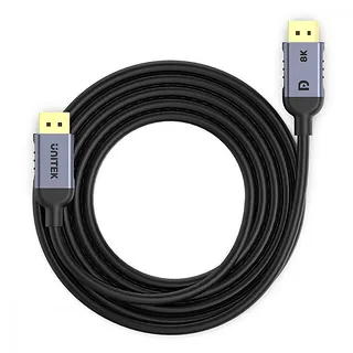 Unitek Kabel DisplayPort 1.4, 8K@60Hz 4K@240Hz, HDR, 1m; C1628GY01-1M