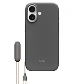 Apple Etui z podpórką Beats Kickstand zgodne z MagSafe i panelem Sterowanie aparatem do iPhonea 17 - szafirowy szary