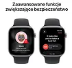 Apple Watch Series 11 GPS koperta 46 mm z aluminium w kolorze gwiezdnej szarości, pasek sportowy w kolorze czarnym - rozmiar M/L