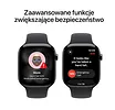 Apple Watch Series 11 GPS + Cellular, koperta 42 mm z tytanu w kolorze łupku, pasek sportowy w kolorze czarnym - rozmiar M/L