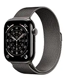 Apple Watch Series 11 GPS + Cellular koperta 42 mm z tytanu w kolorze łupku, bransoleta mediolańska w kolorze łupku