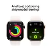 Apple Watch Series 11 GPS + Cellular koperta 42 mm z tytanu w kolorze złotym, pasek sportowy w kolorze łagodnego różu - rozmiar S/M