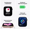 Apple Watch Series 11 GPS+Cellular koperta 46 mm z aluminium w kolorze gwiezdnej szarości, pasek sportowy w kolorze czarnym - rozmiar S/M