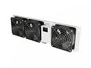 Lanberg Panel wentylacyjny pionowy 19 cali 3U do szaf rack, trzy wentylatory, 230V, szary