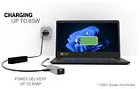 i-tec HUB USB-C Charging Metal 5 port with USB-C video 8K + Power Delivery 85W