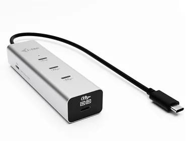i-tec HUB USB-C Charging Metal 5 port with USB-C video 8K + Power Delivery 85W